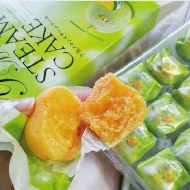 พร้อมส่งในไทย 🍈​ yubari melon steam cake 20ชิ้นส่งตรงจากญี่ปุ่น ล็อตใหม่ๆหอมๆค่า