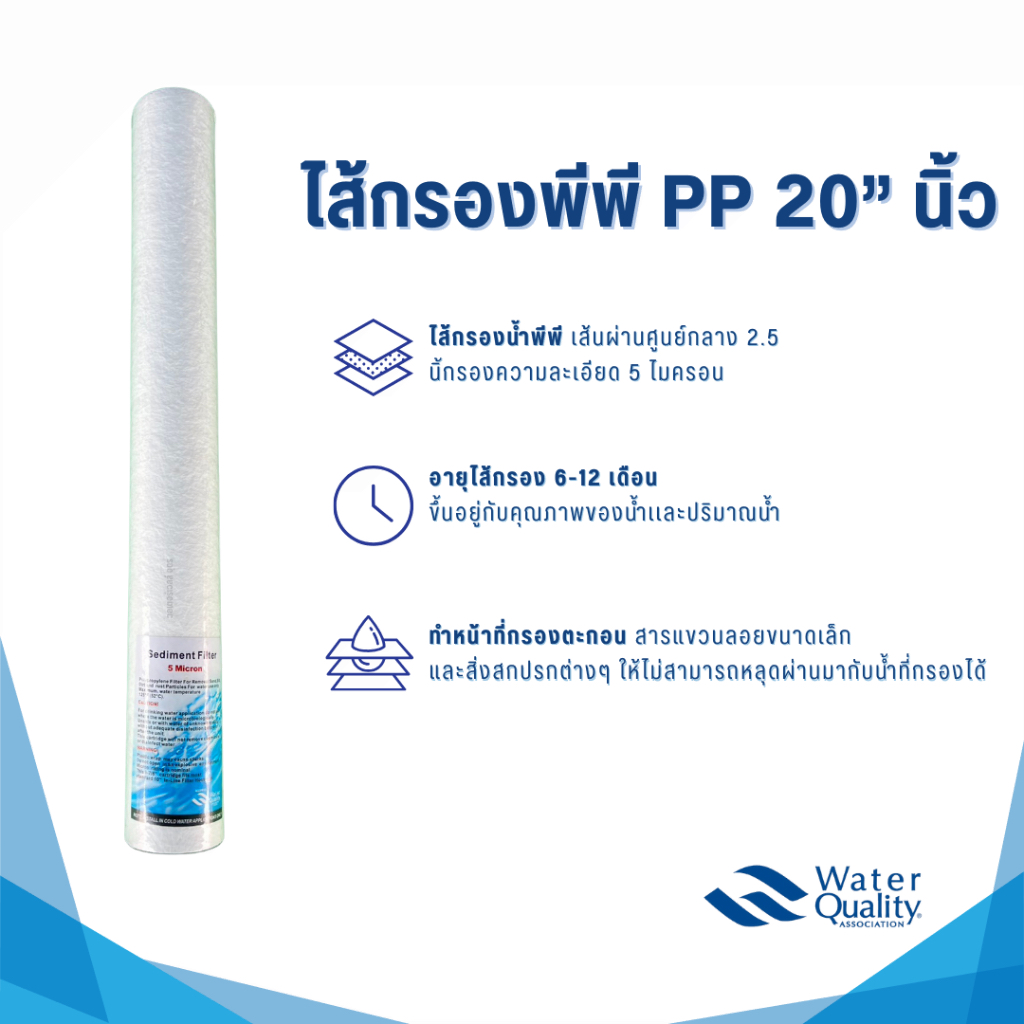 ไส้กรองพีพี PP 20’’ นิ้ว