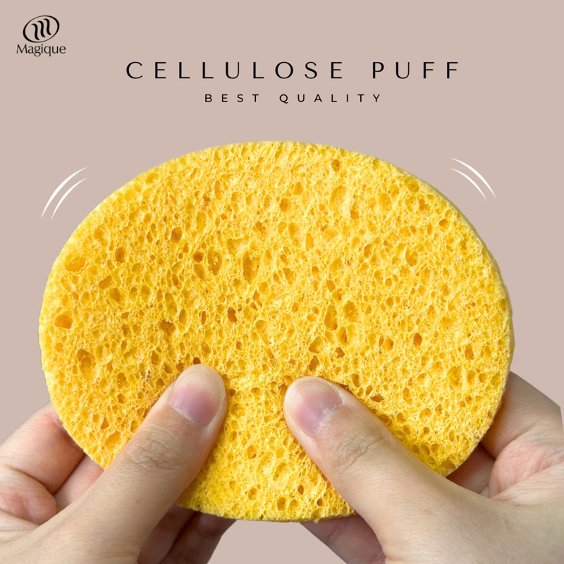 ฟองน้ำขัดหน้า ขัดผิว ทำความสะอาดหน้า เซลรูโรส Magique เกรด A รับประกันคุณภาพ100%