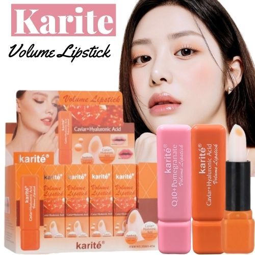 No.35861 ลิปมัน karite ทับทิม & มันไข่ปลาคาเวียร์+กรดไฮยาลูโรนิค