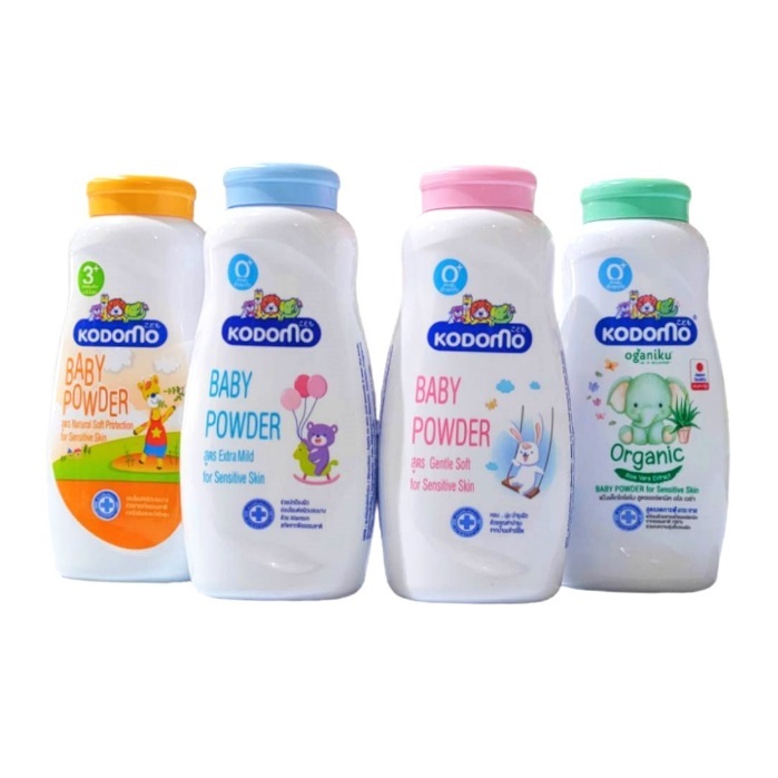 [ 2แถม1 ] Kodomo Baby Powder โคโดโม แป้งเด็ก ขนาด 350 กรัม (แพ็ค3ขวด) คละสูตร