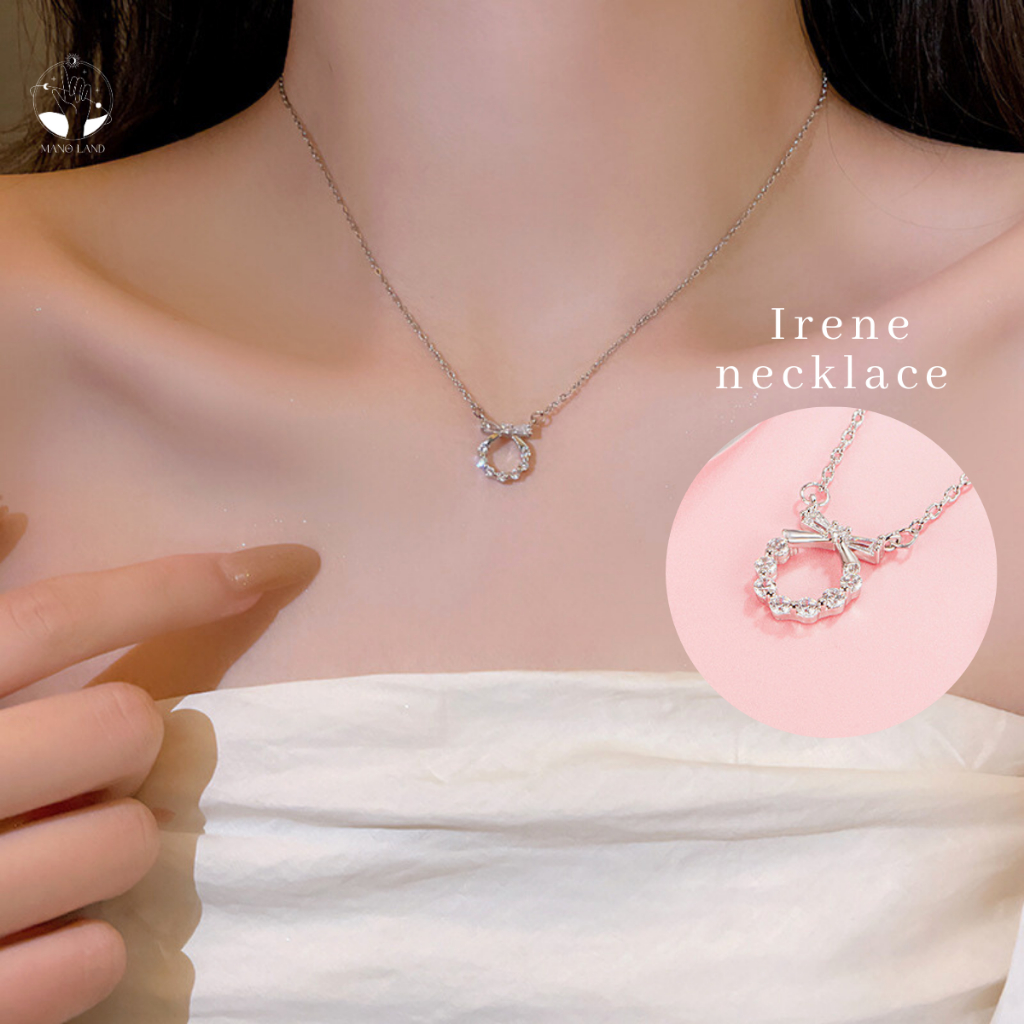 MNL💗สร้อยคอจี้ไข่มุก Little Mermaid Pearl สไตล์มินิมอล เครื่องประดับผู้หญิง แฟชั่น เงินแท้ ไม่ลอกดำ แบบเซ็ท วันเกิด