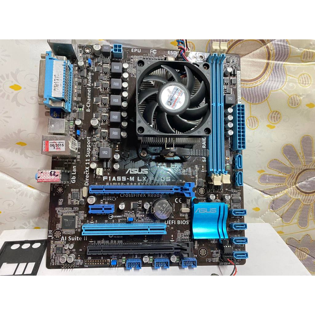 ASUS F1A55-M LX/PLUS AMD FM1 พร้อม CPU พัดลม