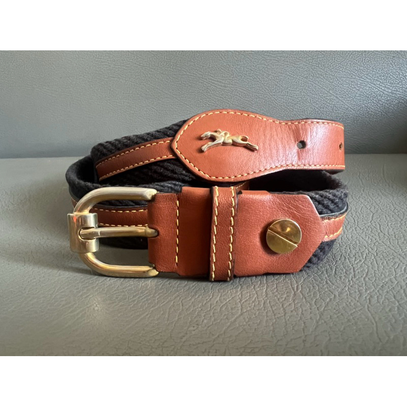 Longchamp Vintage Belt แท้💯 มือสอง