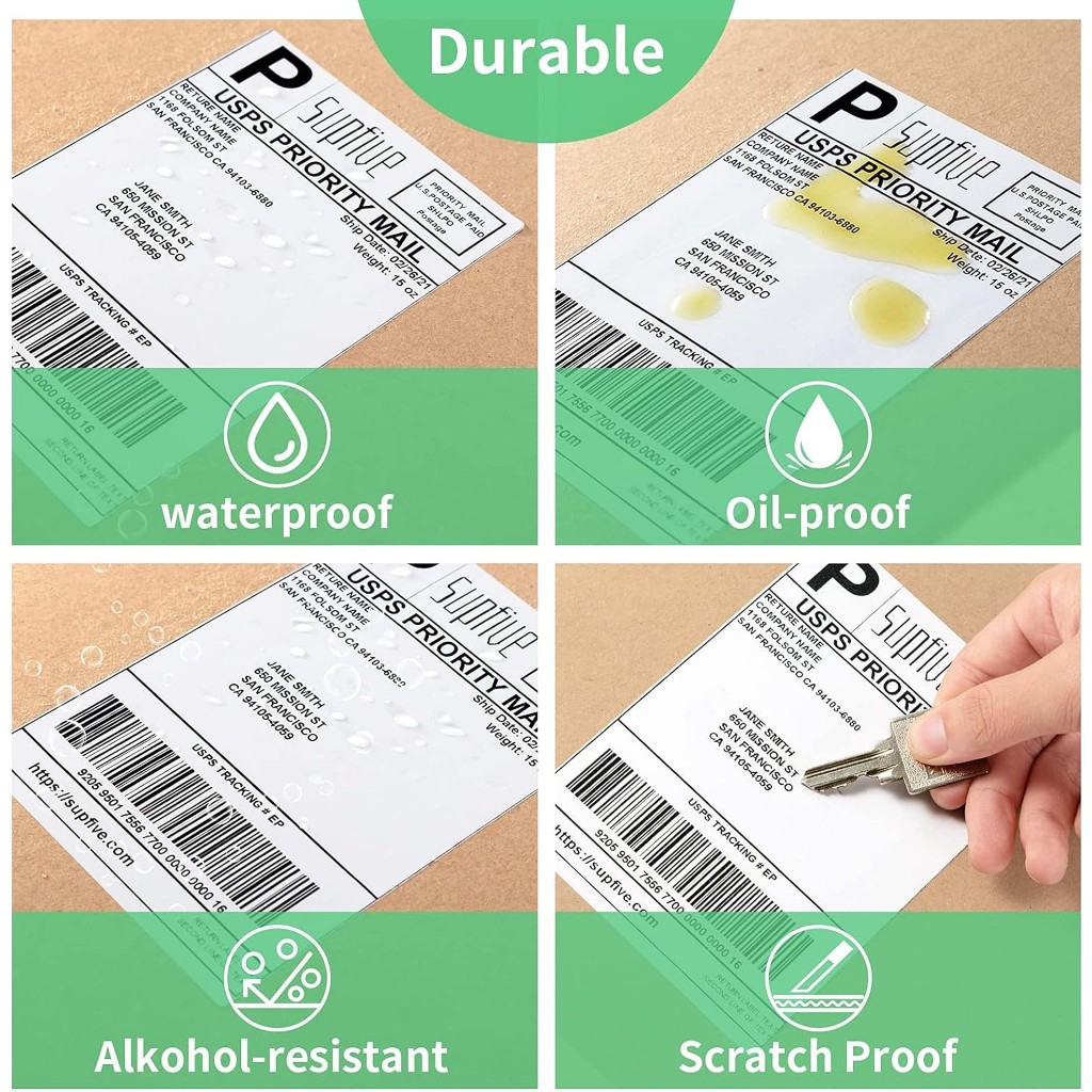 WELLTECH กระดาษปริ้น ใบปะหน้าพัสดุ 100x150 สติ๊กเกอร์ความร้อน Thermal Label 4*6 [ยกลัง 12 ม้วน] - รูปที่ 3