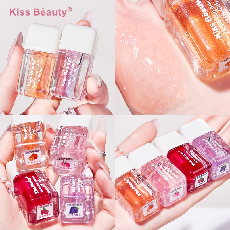 ลิปออยล์โปร่งแสง ลิปกลอสซ่อมแซมริมฝีปาก ลิปกลอสสีมุก รุ่น70208-03