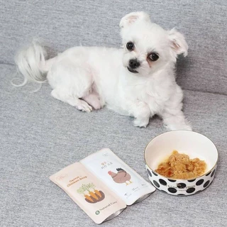(ขายส่ง6ชิ้น) Natural Core Twin Pouch ซุปอาหารเปียก สำหรับสุนัข นำเข้าจากเกาหลี 🇰🇷