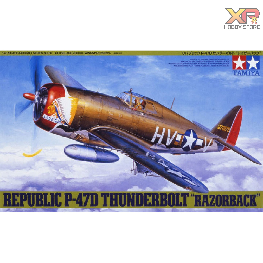 [Tamiya] 1/48 : Republic P-47D Thunderbolt “Razorback” (TA 61086)