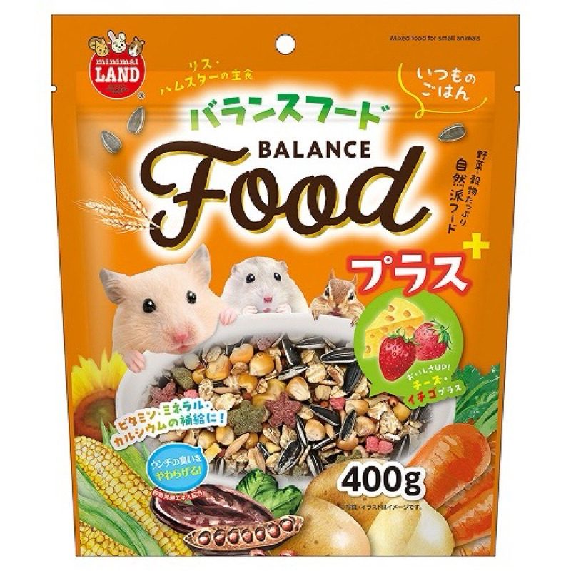 Marukan มารุคัง ธัญพืชรวมสำหรับแฮมสเตอร์และกระรอก 400g นำเข้าจากญี่ปุ่น ML03