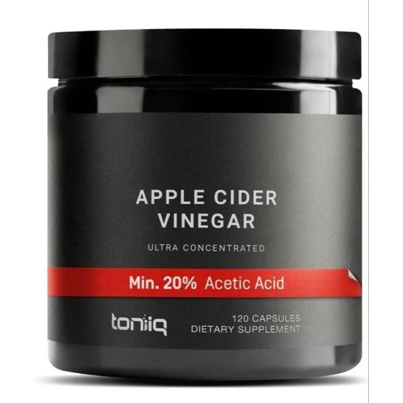 ✨️พร้อมส่ง✨️Toniiq Apple Cider Vinegar, 120 Capsules