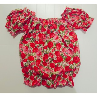 เสื้อลายดอก  ธีมงานย้อนยุค ราคาถูก