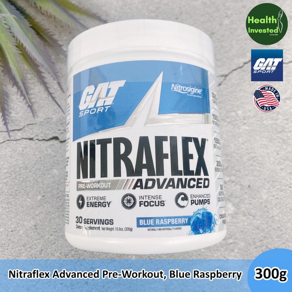 <GAT SPORT> Nitraflex Advanced Pre-Workout Burn, 30 Servings พรีเวิร์คเอ้าท์