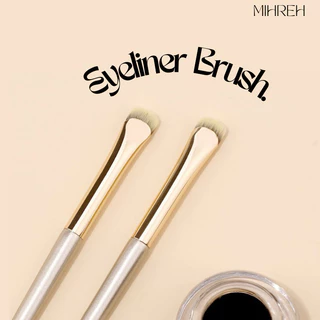 [2104] พร้อมส่ง eyeliner brush ด้ามสีทอง เส้นคม บางเฉียบ
