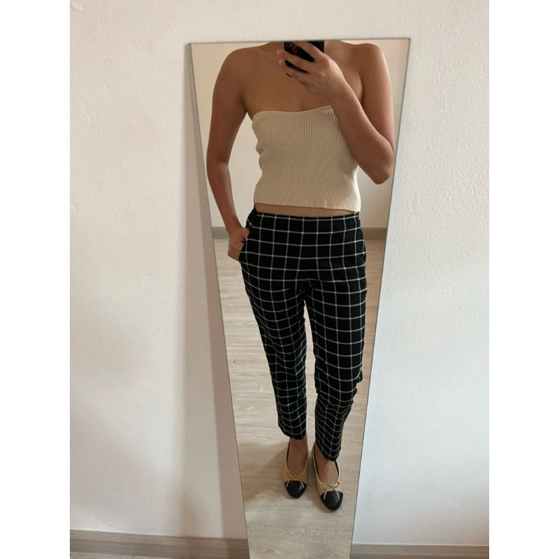 มือ 2 🔸 พ ร้ อ ม ส่ ง : U N I Q L O Size XL (kids) กางเกงขายาว ลายตาราง