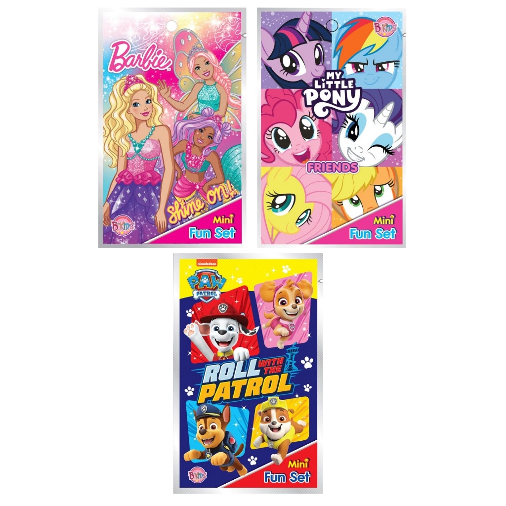 บงกช bongkoch หนังสือเด็ก Mini Fun Set 3 คาแรคเตอร์ (ขายแยก)