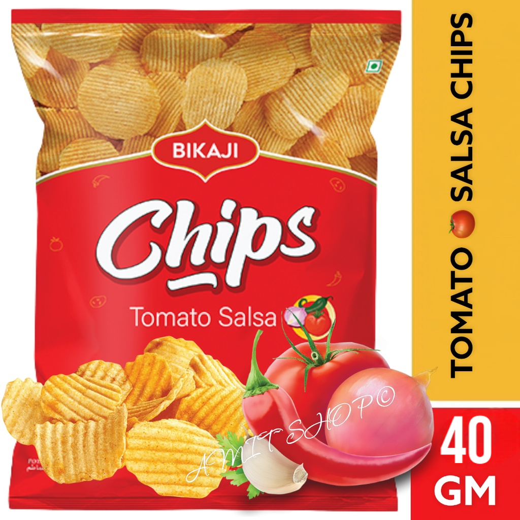 BIKAJI TAMATO SALSA CHIPS 40g.
