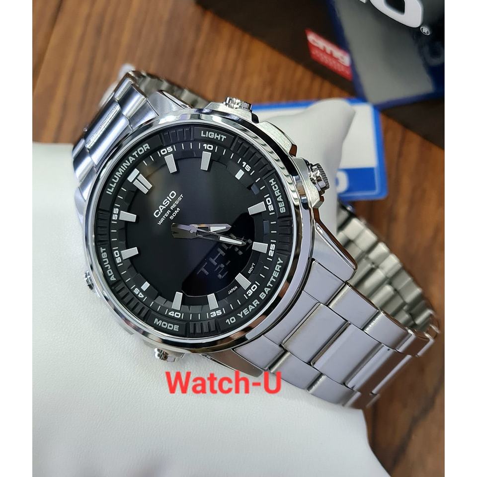Casio Standard นาฬิกาข้อมือผู้ชาย AMW-880D รุ่น AMW-880D-1A
