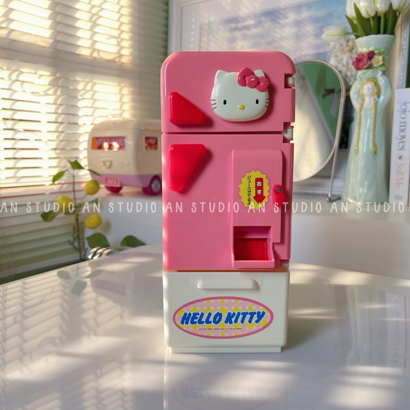 Hello Kitty Toy Refrigerator ตู้เย็นคิตตี้วินเทจมือสองสภาพสวยจากญี่ปุ่น