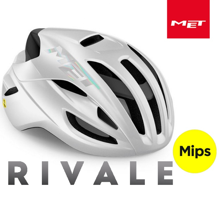 [New Arrival] หมวกจักรยาน  MET Rivale MIPS รุ่นยอดนิยม ระบบความปลอดภัย MIPS ใส่สบาย Asian Fit