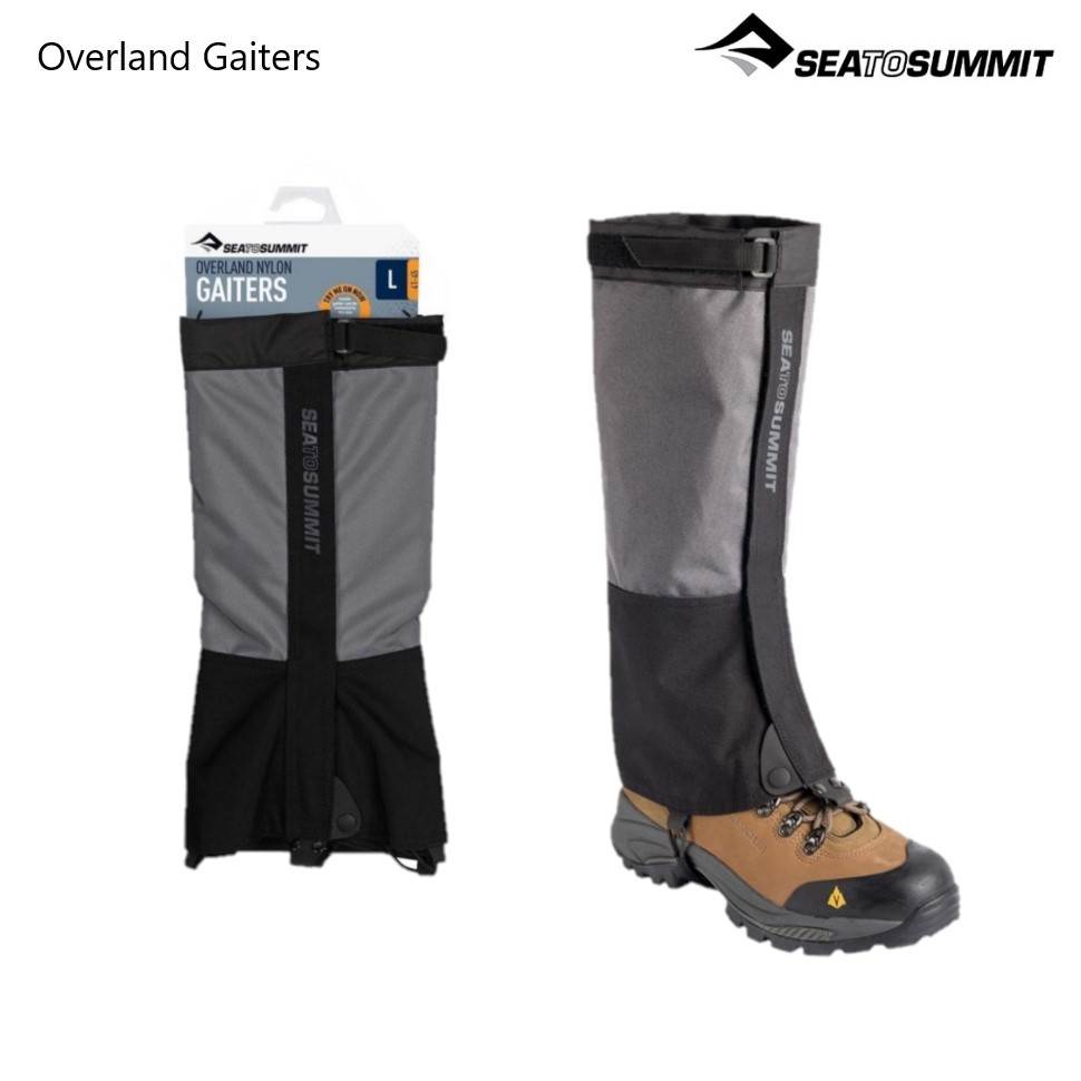 Sea to Summit Overland Gaiters สนับแข้งยาว ปกป้องหน้าแข้งของคุณขณะเดินป่าในเส้นทางลำบาก ป้องกันโดนบาดจากหญ้า หินหรือหิมะ