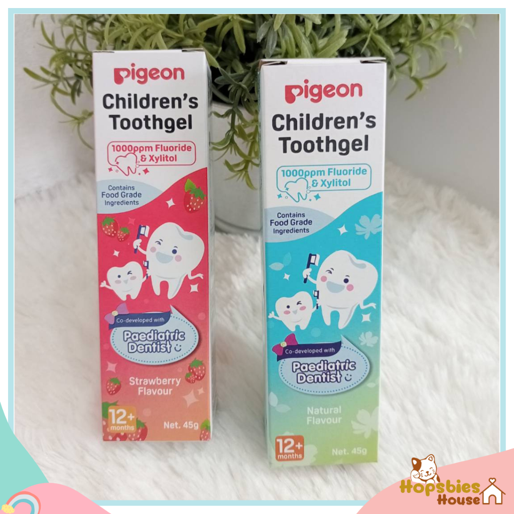 Pigeon พีเจ้น ยาสีฟันชนิดเจล 1000 PPM สำหรับเด็ก 1 ขวบขึ้นไป