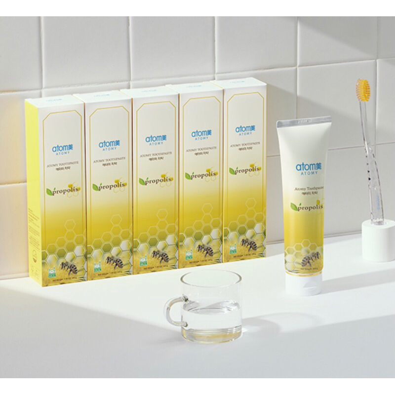 ❌ขายยกแพค ❌ยาสีฟันอะโทมี่ ทูธเพสต์/Atomy toothpast (200กรัม*5) ป้องกันฟันพุ ลดคราบพลัด
