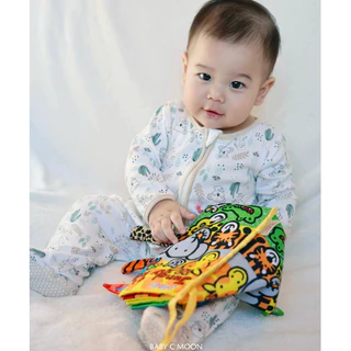 Part 2 BABY C MOON ชุดหมีคลุมเท้า 0-2 ขวบ Two Way Zipper / ชุดนอนเด็ก / ชุดเด็กแรกเกิด