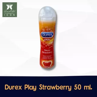 Durex Play Classic/Strawberry Gel/Massage 2 in 1 50 ml. ดูเร็กซ์ เพลย์ คลาสสิค/สตรอเบอร์รี่ ขนาด 50 มล. 1 ขวด