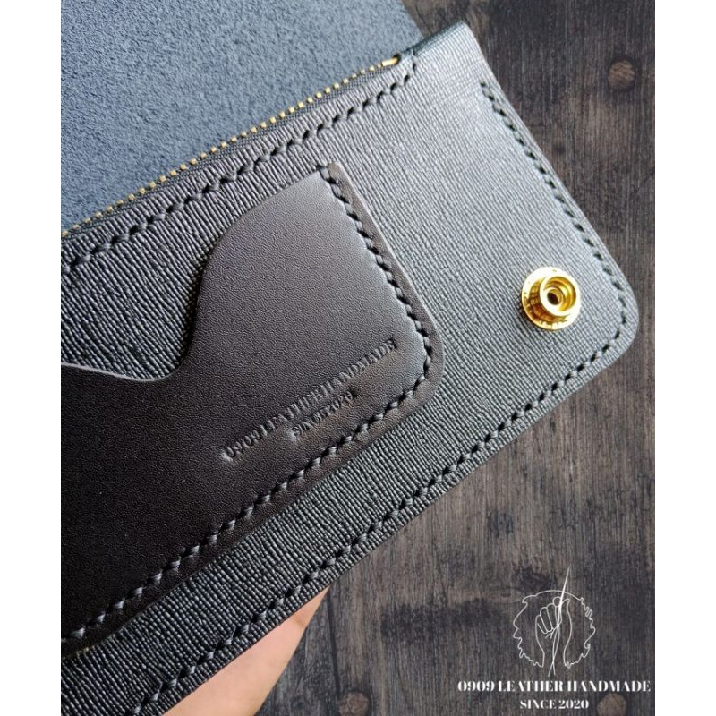 Long Wallet Biker(อะไหล่ทองเหลืองแท้ทุกจุด)