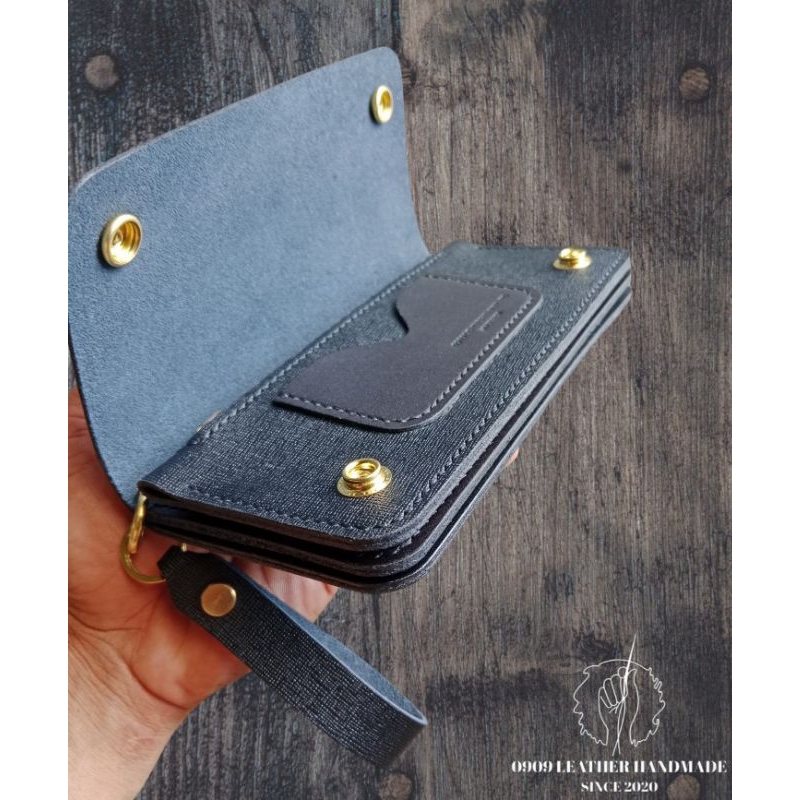 Long Wallet Biker(อะไหล่ทองเหลืองแท้ทุกจุด)