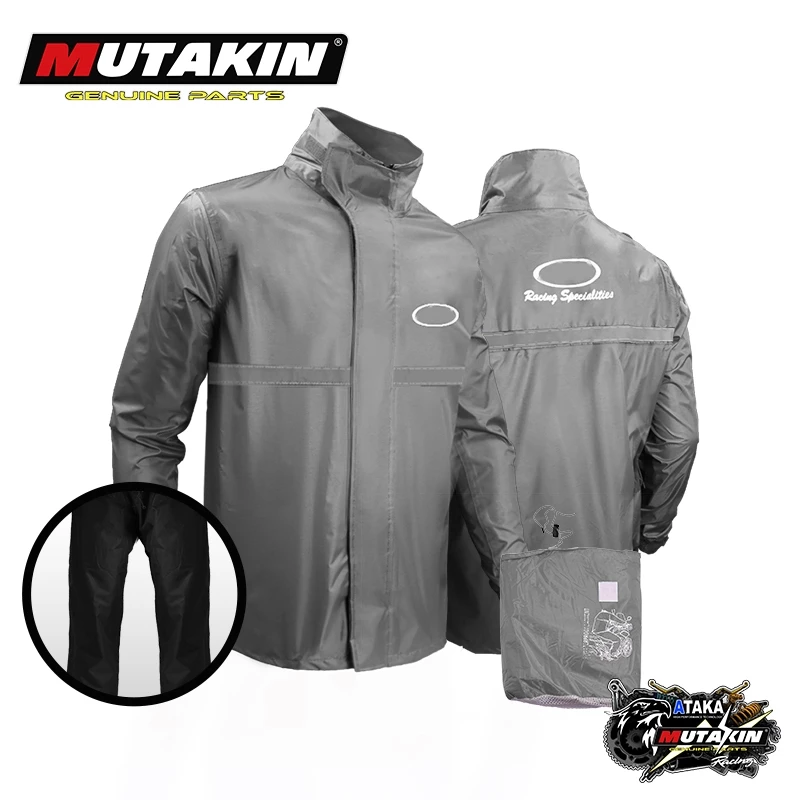 MUTAKIN R3 เสื้อกันฝนผู้ใหญ่ ไซส์ S-6XL รุ่นหมวกติดเสื้อ thumbnail 4