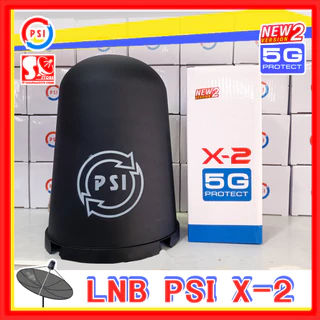 LNB PSI X2-5G New version2 หัวจานดาวเทียม C-Band 5G 2 จุด 2 ขั้ว PSI X2-5G New version2