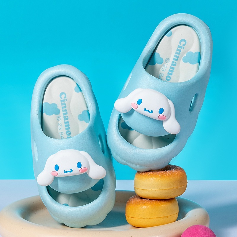 รองเท้าแตะเด็ก ลายการ์ตูน3มิติsanrio น่ารัก ใส่สบาย กันลื่น ยางEVA - รูปที่ 3