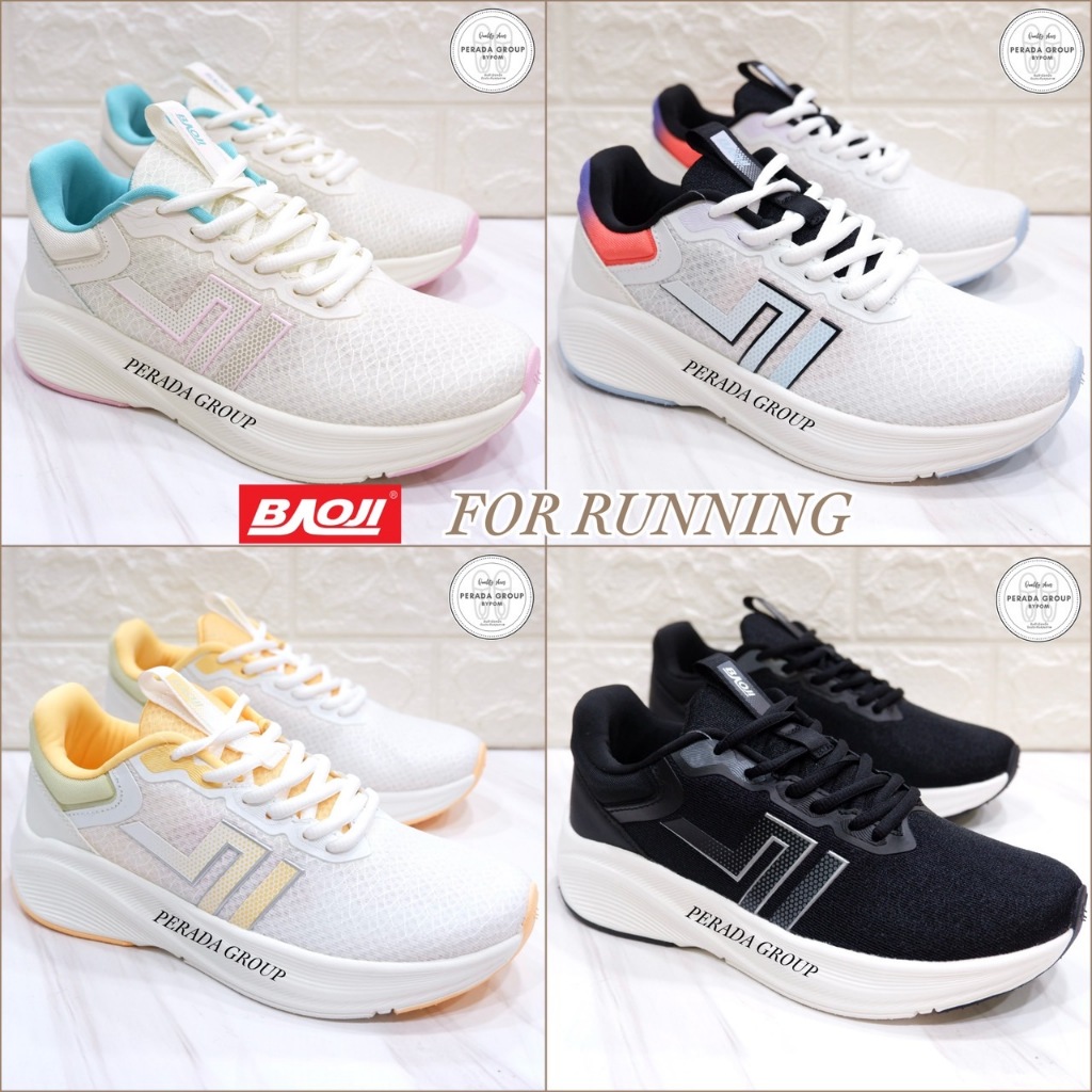 Promotion 499 บาท Baoji FOR Running แท้ % รองเท้าผ้าใบ รองเท้าวิ่ง รุ่น BJW1040 ไซส์ 37-41