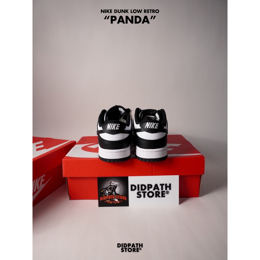 (พร้อมส่ง) ของแท้ 100% ✅ รองเท้าไนกี้ Nike Dunk Low Retro Panda White Black [DD1391 100] แพนด้า