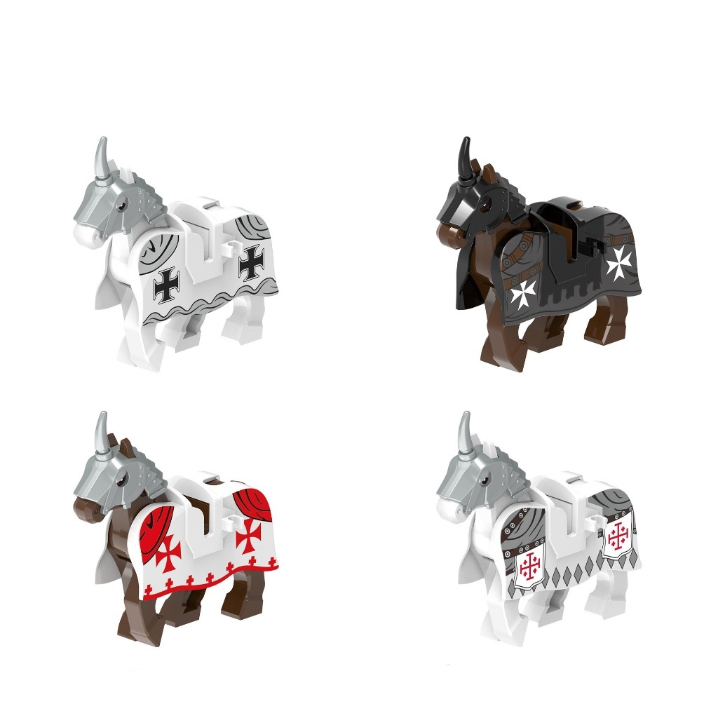 เลโก้ม้าศึกอัศวิน ยุคกลาง ver1 lego War Horse