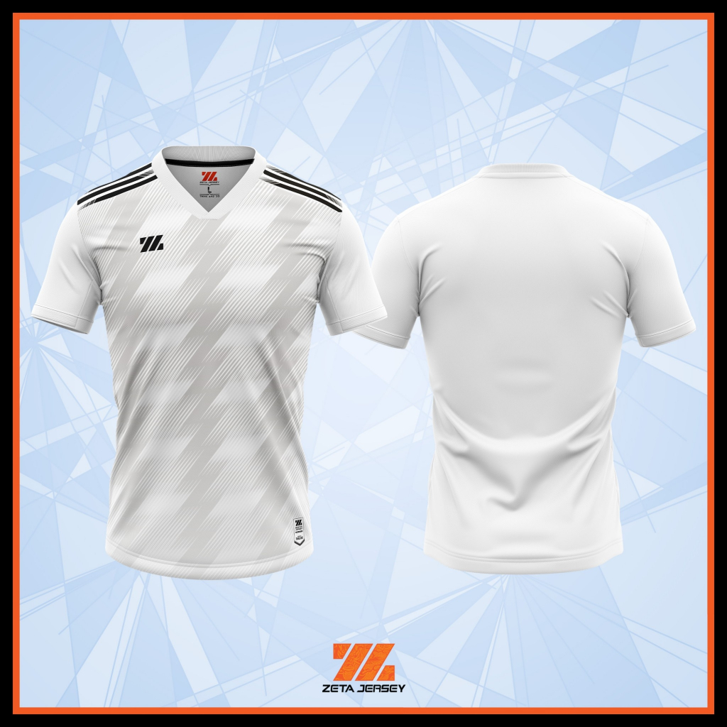 ZETA JERSEY เสื้อกีฬา ผ้าโพลีเอสเตอร์เกรดพรีเมี่ยม