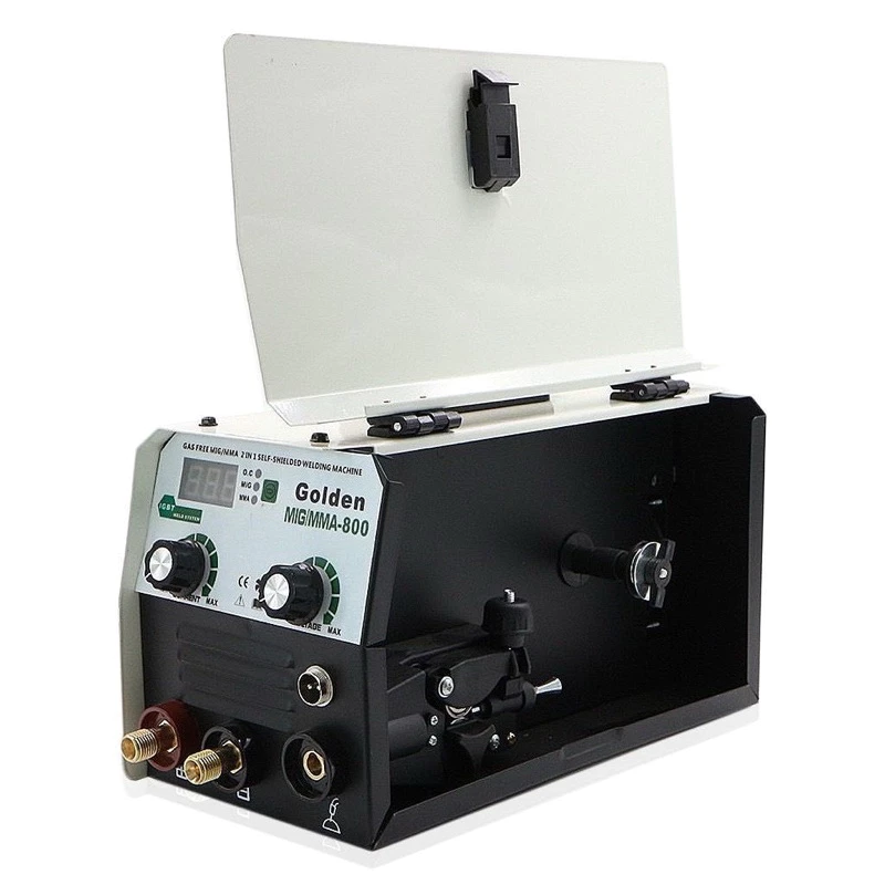 ตู้เชื่อม ตู้เชื่อมไฟฟ้า 2 ระบบ ยี่ห้อ Golden (สายเชื่อมมิก 4 เมตร) รุ่น KTB-MIG/MMA-800 (800AMP) แถมลวด FLUX CORED1ม้วน thumbnail 6