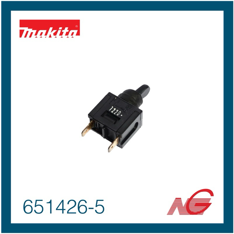 MAKITA มากีต้า MAKTEC แมคเทค อะไหล่ สวิตช์ เปิด/ปิด รุ่น MT-960 #40 , 9533 , GA-4031 รหัสสินค้า 651426-5