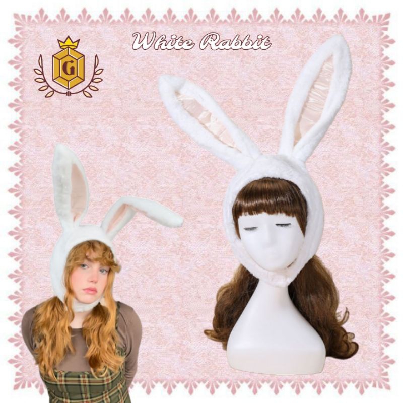 ✨ พร้อมส่ง 4 สี ✨ หมวกกระต่าย หูใหญ่ๆ ขนเนียนนุ่ม รุ่นนี้ Net Idol , E-girl ฝั่งนอกนิยมมาก