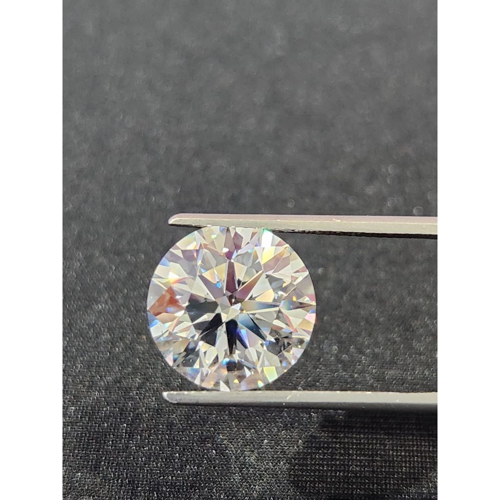 เพชรแท้ 7.02 ct F VVS2 - ROUND - Lab Grown Diamond พร้อมใบเซอ IGI