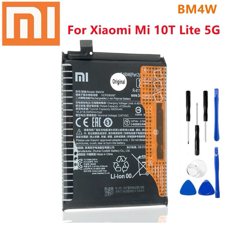 แบตเตอรี่ แท้ Xiaomi Mi 10T Lite 5G Redmi Note 9 Pro 5g Battery Model BM4W