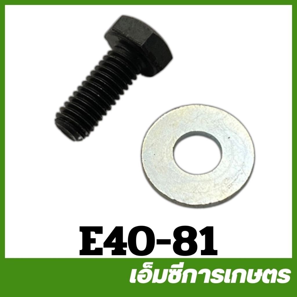 E40-81 น็อตยึดครัช หัวน็อตเบอร์ 10 น็อต 410 411 เครื่องตัดหญ้า