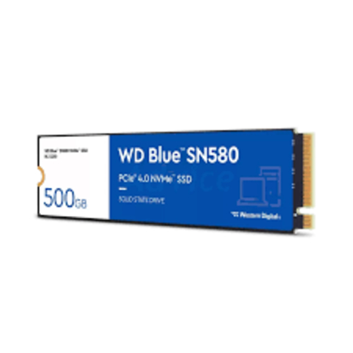 WD WDS500G3B0E-NVME 500 GB SSD (เอสเอสดี) WD BLUE SN580 - PCIe 4x4/NVMe M.2 2280