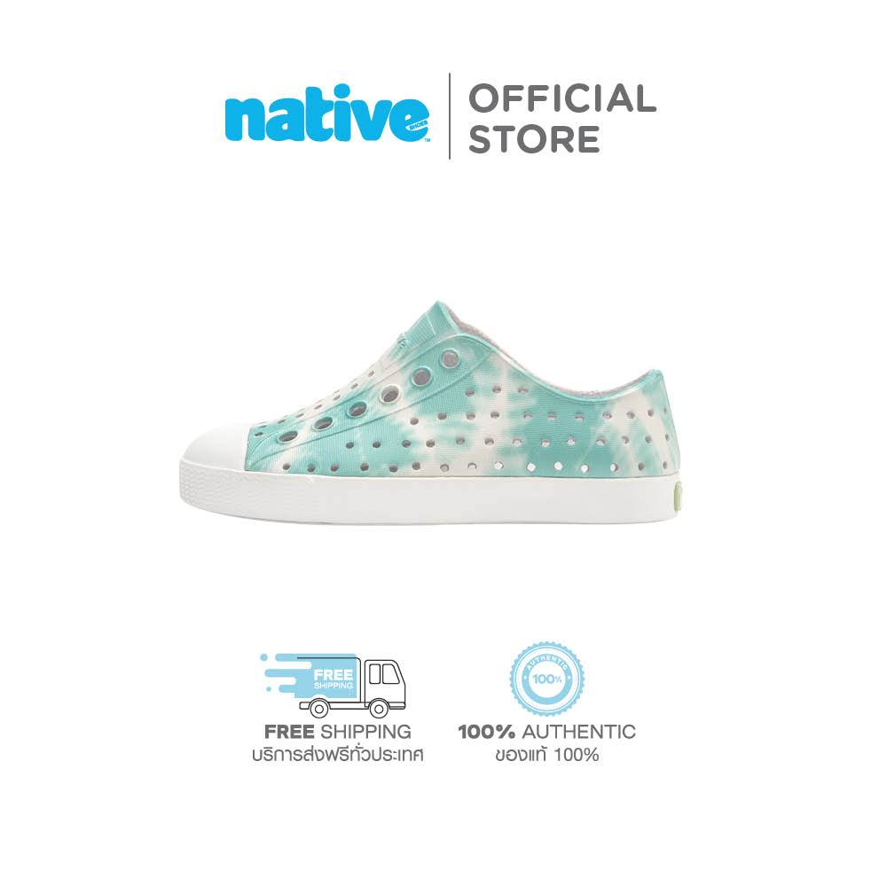 Native รองเท้ากันน้ำเด็กเล็ก EVA รุ่น Jefferson Bloom Print Shell White/Shell White/Ocean
