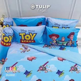 TULIP Delight Toy Story ทอยสตอรี่ DLD021 ลิขสิทธิ์แท้ Disney ชุดผ้าปูที่นอน ผ้าห่ม ผ้านวม พิมพ์ดิจิตอลปริ้น