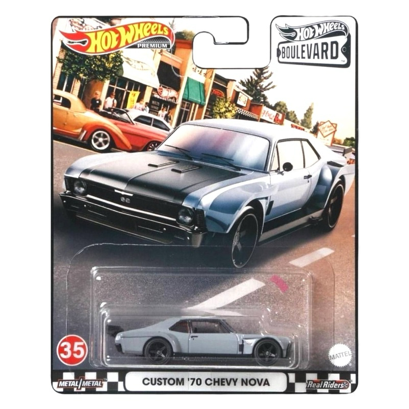 Hotwheels Premium | CUSTOM '70 CHEVY NOVA (Boulevard 35) สเกล 1:64