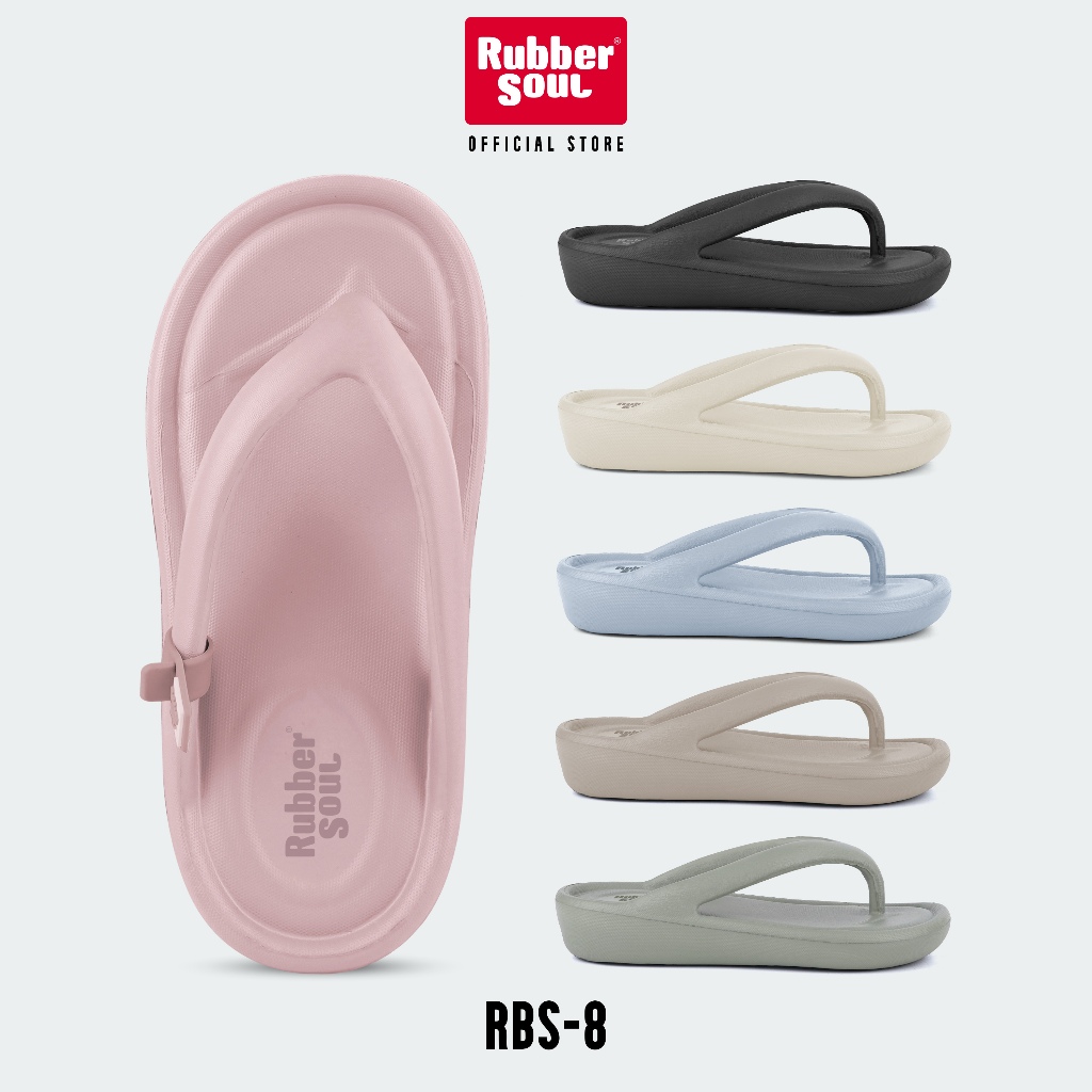 Rubber Soul รุ่น RBS-8 รองเท้าแตะแบบหนีบรุ่นรองเท้าหน้าฝน ของแท้ 100%