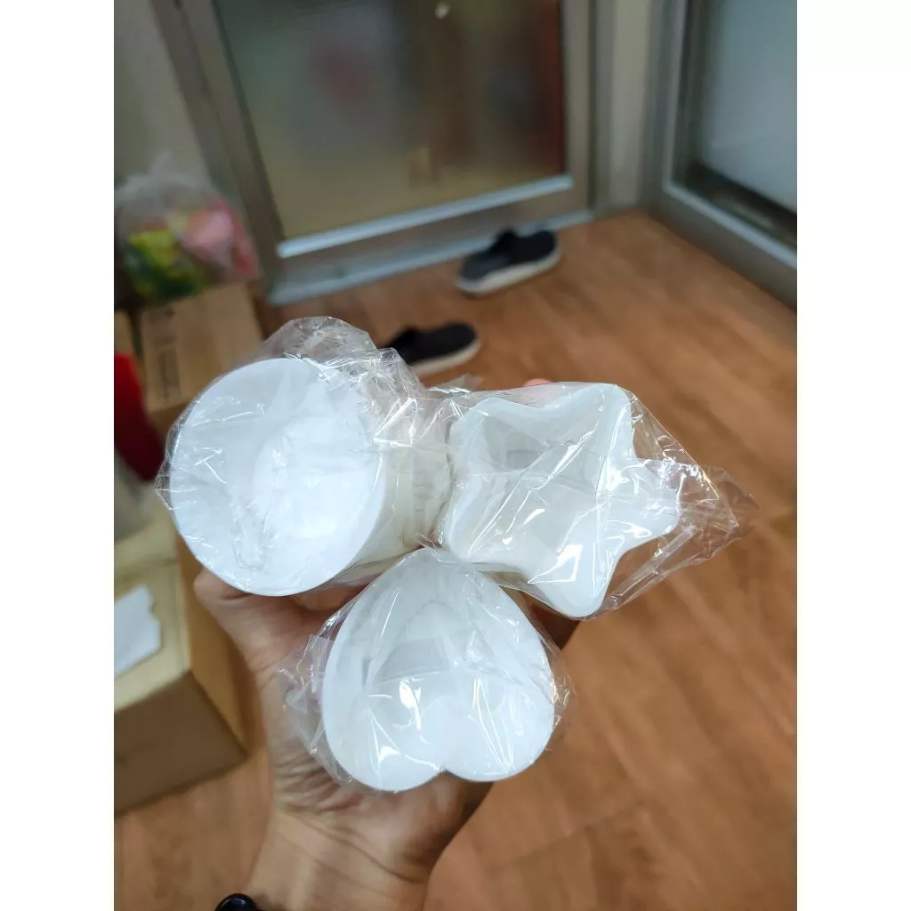 ถ้วยวุ้นใหญ่ ps สีขุ่น KM 100ใบ กลม