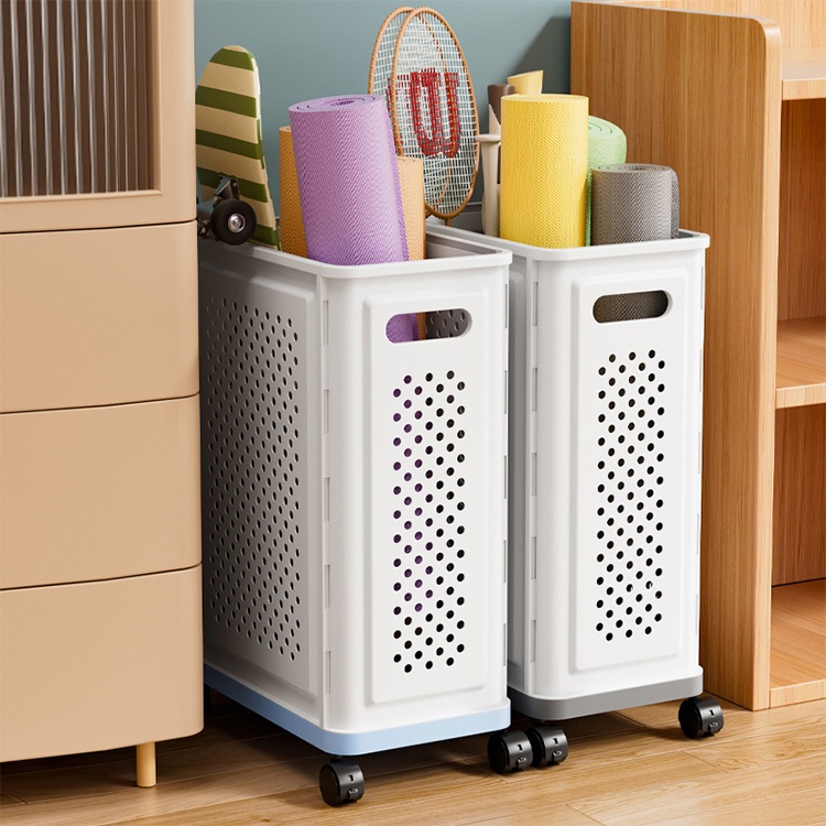 Sysie House กล่องเก็บของ กระบะเก็บของอเนกประสงค์ ตุ๊กตา ร่ม เสื่อโยคะ พร้อมล้อเลื่อน มินิมอล ประหยัดพื้นที่ (W2308)) - รูปที่ 6